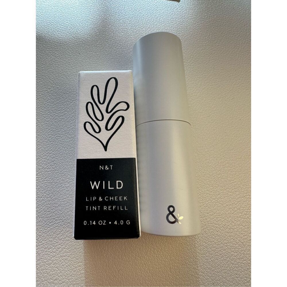 Naked & Thriving Lip & Cheek Tint Color Wild (Rich Plum Tint)